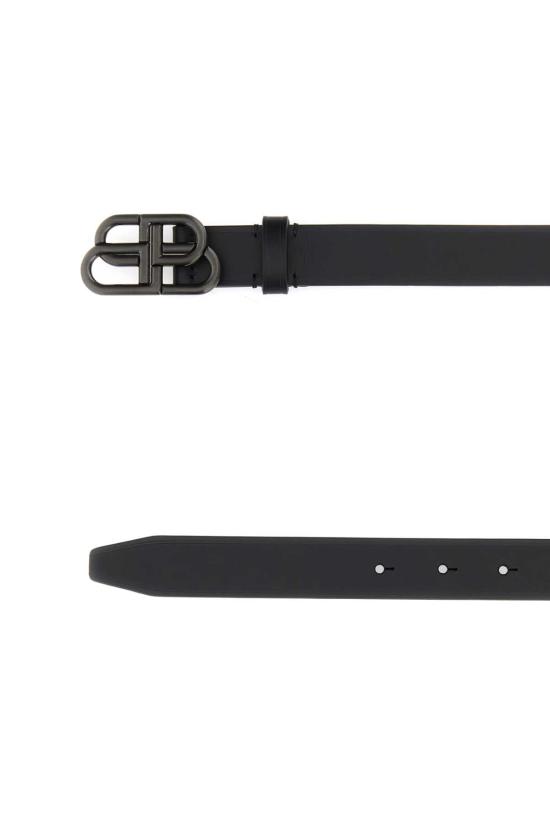 26FW 발렌시아가 레귤러 벨트 5816901CH0J 1000 BLACK - BALENCIAGA