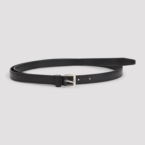 26FW 프라다 앤티크 레더 벨트 1CC7322ZQ4 F0002 BLACK - PRADA