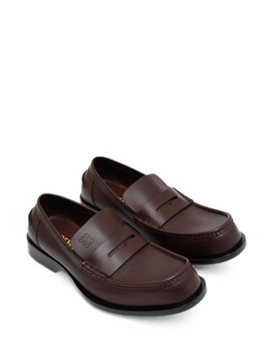 26FW 로에베 보바인 샤이니 카프스킨 로퍼 M815290X01LE 3110 BROWN - LOEWE