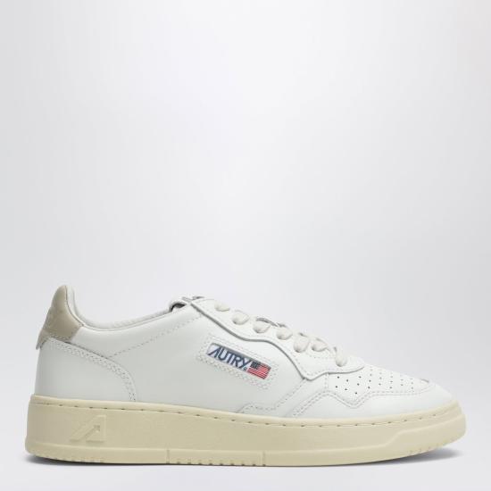 26FW 오트리 메달리스트 로우 레더 스니커즈 AULWLL27 WHITE