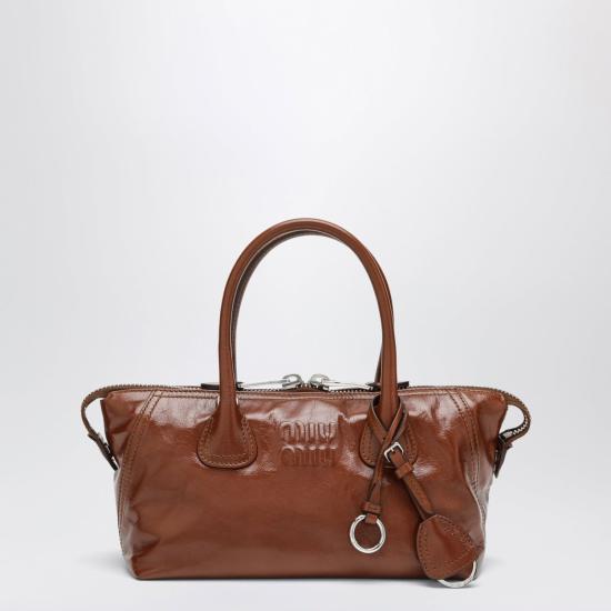 26FW 미우미우 토트백 5BA338OOO2A44 F0BW5 BROWN