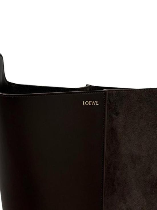 26FW 로에베 미디엄 빌바오 버킷백 미디엄 빌바오 버킷백 A418WRPX01LE 0018 BROWN - LOEWE