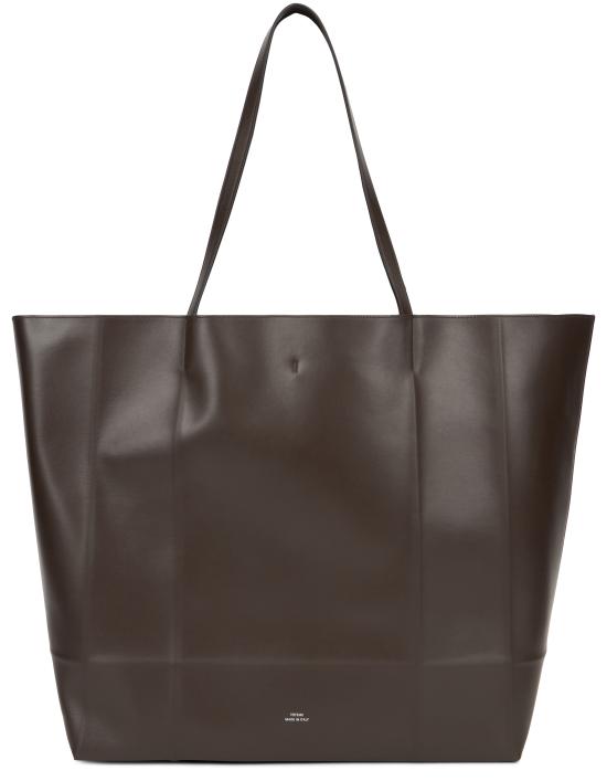 26FW 토템 브라운 로밍 가죽 토트 브라운 로밍 가죽 토트 262WAL0107LE0206 102 BROWN - TOTEME