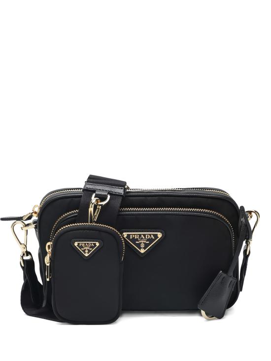 26FW 프라다 리나일론 렉탱글 숄더백 리나일론 렉탱글 숄더백 1BH226OOOR064 F0632 BLACK - PRADA