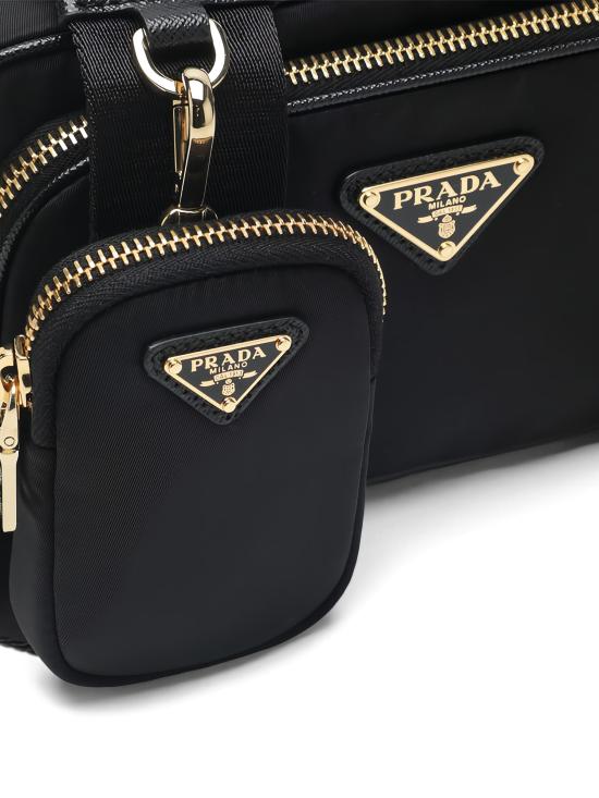 26FW 프라다 리나일론 렉탱글 숄더백 리나일론 렉탱글 숄더백 1BH226OOOR064 F0632 BLACK - PRADA