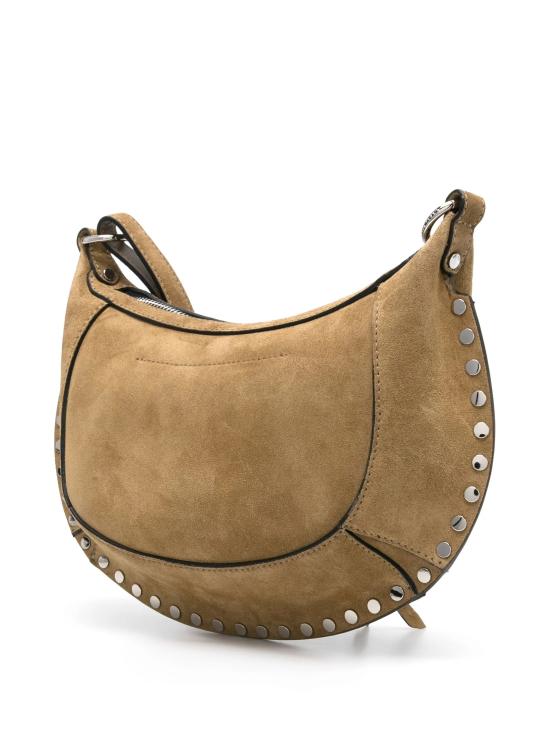 26FW 이자벨마랑 오스칸 문 스웨이드 카프스킨 레더 숄더백 PP0003FAA3C32M 50TA BROWN - ISABEL MARANT