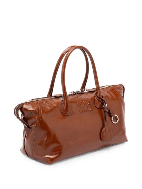 26FW 미우미우 토트백 5BA335OOO2A44 F0BW5 BROWN - MIU MIU