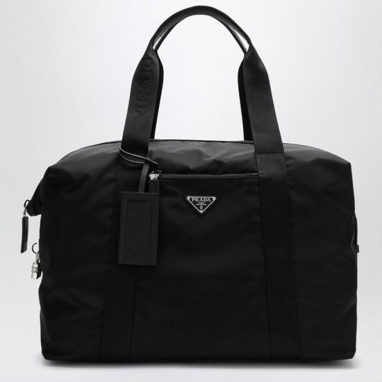 26FW 프라다 리나일론 앤 사피아노 보스턴 백 2VC796OOO2DMH F0002 BLACK