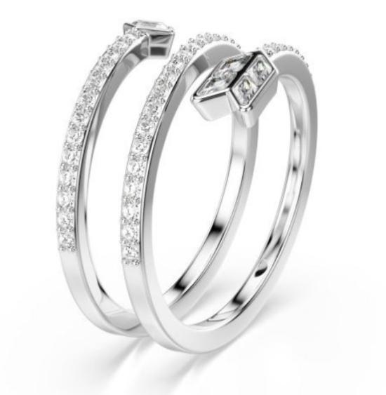 26SS 스와로브스키 반지 5741528WHITERHS Silver - SWAROVSKI
