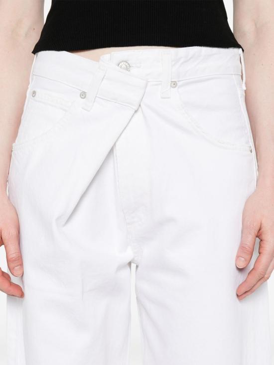 26SS 에이골디 스트레이트 팬츠 A2411183MSHAK White - AGOLDE