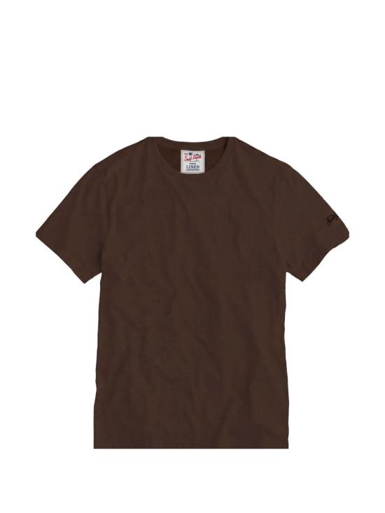 26SS 세인트바쓰 반팔 티셔츠 ECSTASEAN00920L18HDARKBROWN - MC2 SAINT BARTH