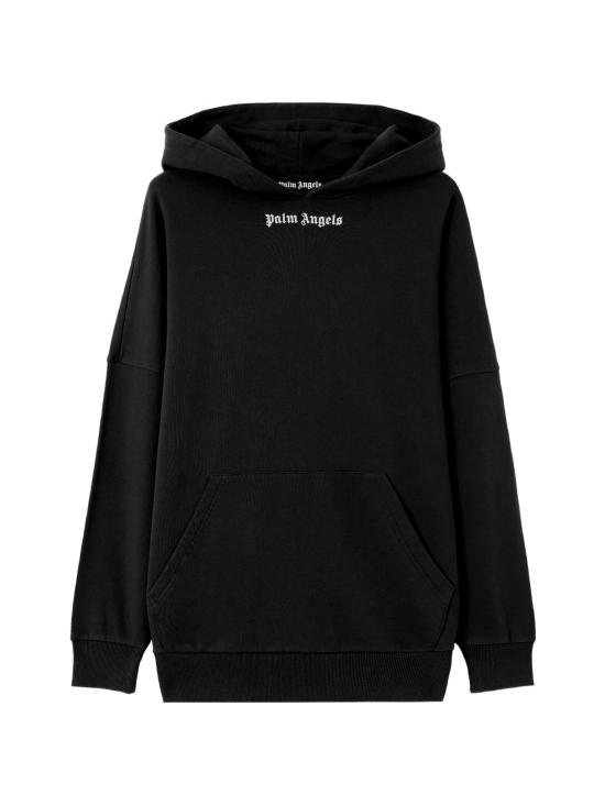 26SS 팜앤젤스 후드 티셔츠 PMBB036S26FLE0011003 BLACK OFF WHITE
