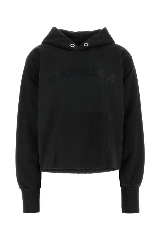 25FW 마르지엘라 루즈 후드 티셔츠 S51GU0139S25520862 Black