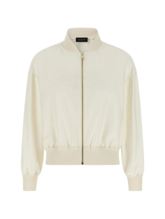 26SS 파비아나 필리피 테크노 테일러링 봄버 재킷 GCD266F227L7810145 Ivory - FABIANA FILIPPI
