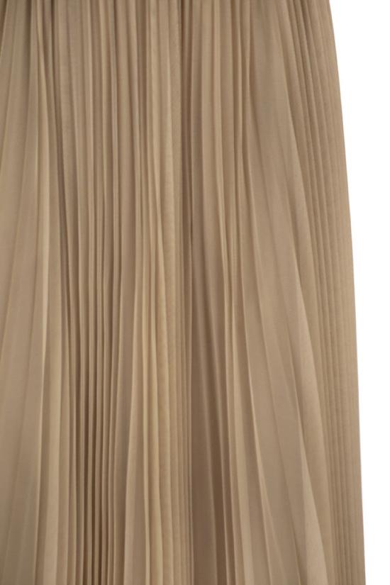 26SS 파비아나 필리피 와이드 플리츠 튤 스커트 GND266F426L7380157 Beige - FABIANA FILIPPI