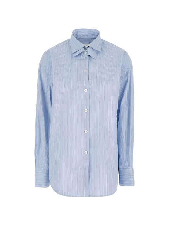 26SS 로에 블라우스 41819209 BLU STRIPE