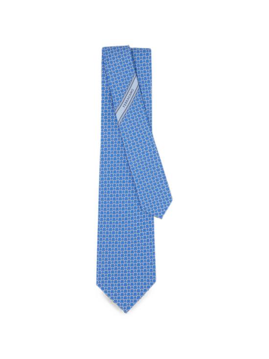 26FW 살바토레 페라가모 넥타이 794584351445AZZURRO Blue