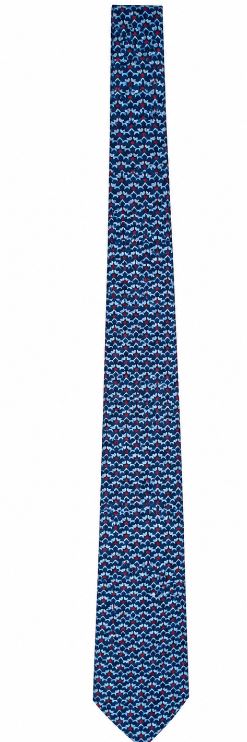 26FW 살바토레 페라가모 넥타이 789827351389NAVY Patterned