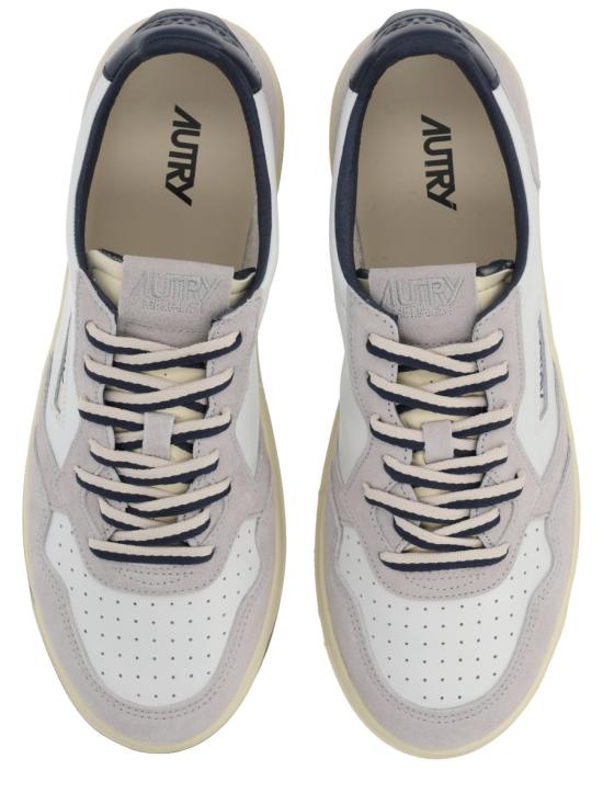 26FW 오트리 메달리스트 로우 스니커즈 AULMBW04 WHITE - AUTRY