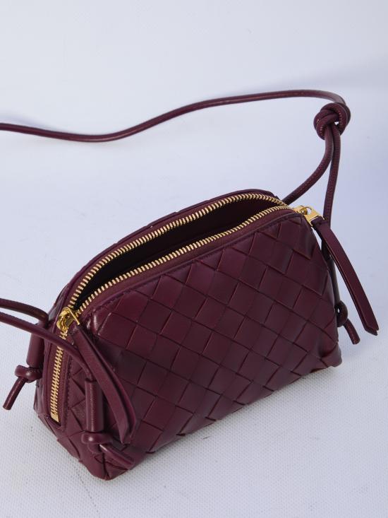 26FW 보테가베네타 인트레치아토 콘서트 파우치 794258VCPP12247 BAROLO GOLD - BOTTEGA VENETA