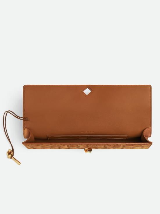 26FW 보테가베네타 안디아모 클러치 741511V60F12599 AMBER - BOTTEGA VENETA