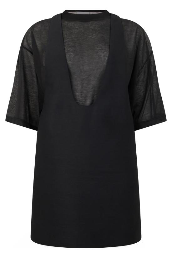 26FW 발렌시아가 숏 원피스 A0028KTUT221000 black