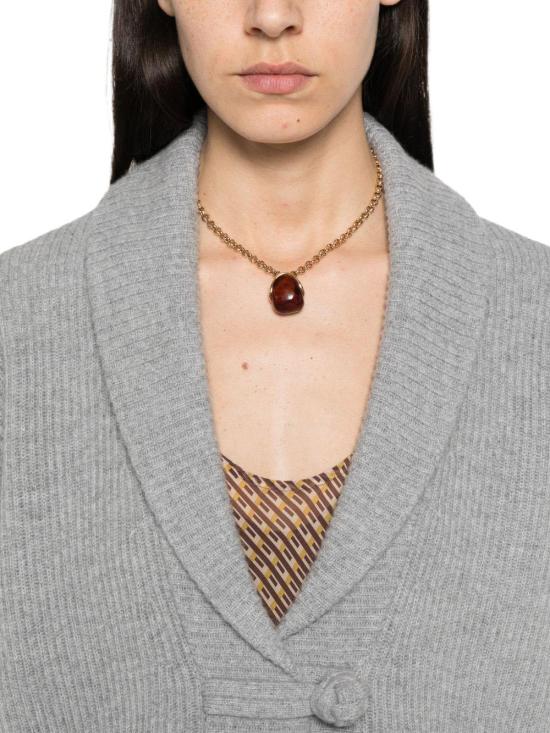 26FW 포르테포르테 가디건 15142MYKNITCALCEDONIO GREY - FORTE FORTE