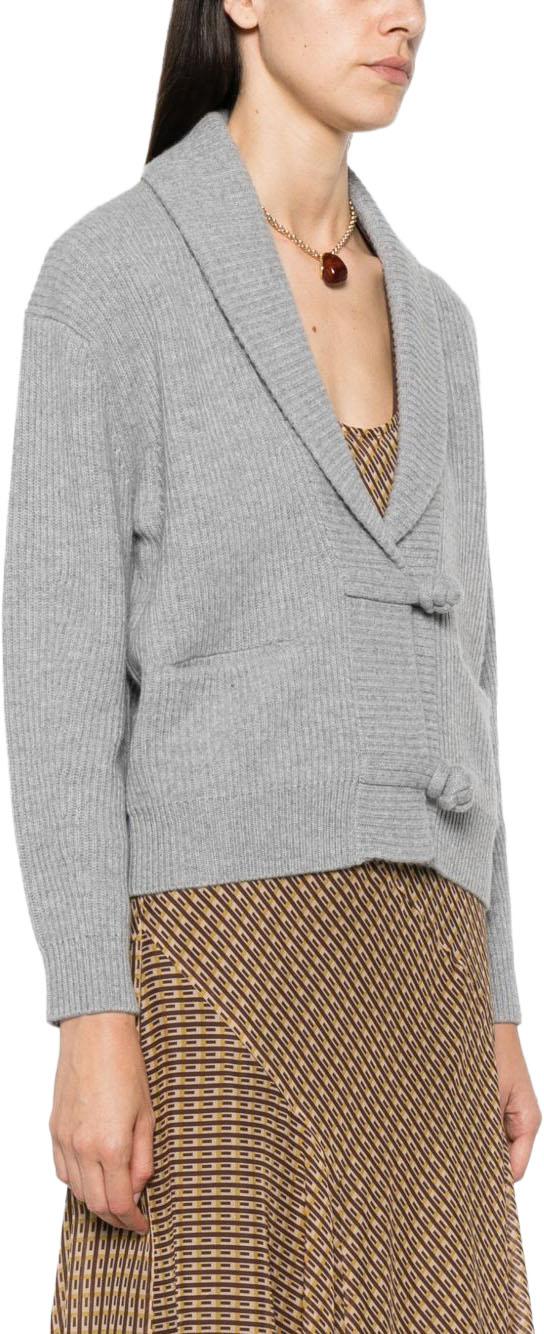 26FW 포르테포르테 가디건 15142MYKNITCALCEDONIO GREY - FORTE FORTE