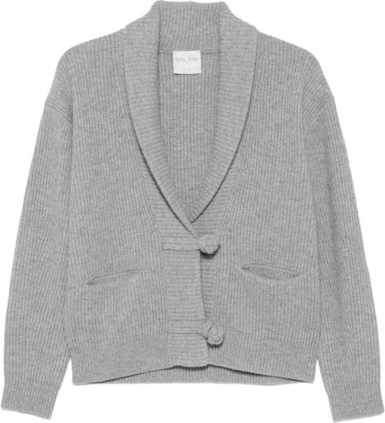 26FW 포르테포르테 가디건 15142MYKNITCALCEDONIO GREY