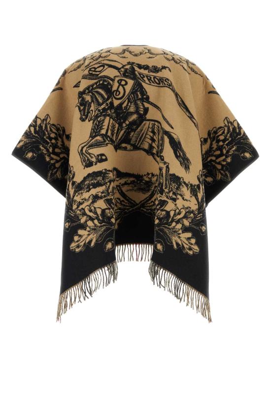 26FW 버버리 EKD 리버시블 체크 울 케이프 8074875A7026 BEIGE - BURBERRY
