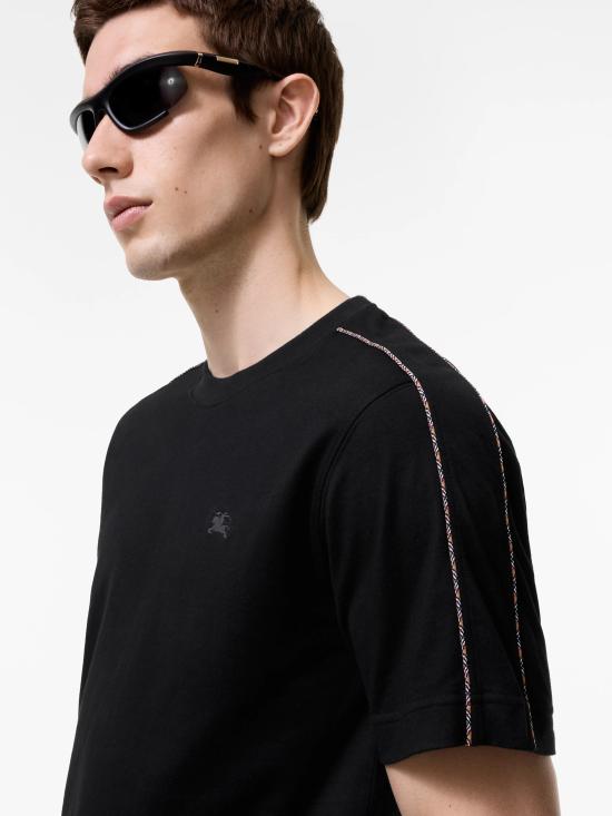 26FW 버버리 반팔 티셔츠 8127589A1189 BLACK - BURBERRY