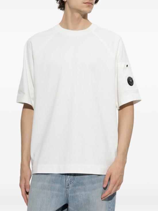 26FW 씨피 컴퍼니 반팔 티셔츠 21CMTS099A110580W 103 WHITE - C.P. COMPANY
