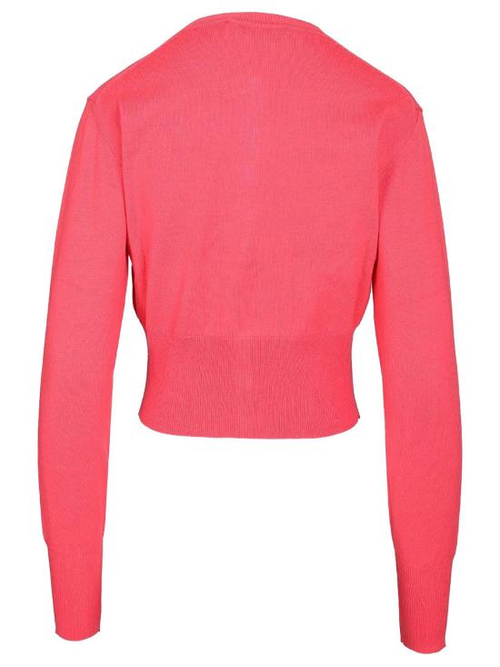 26FW 비비안웨스트우드 베아 크롭드 가디건 1803002UY001V G406 PINK PURPLE - VIVIENNE WESTWOOD