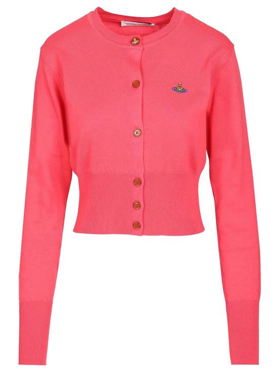 26FW 비비안웨스트우드 베아 크롭드 가디건 1803002UY001V G406 PINK PURPLE