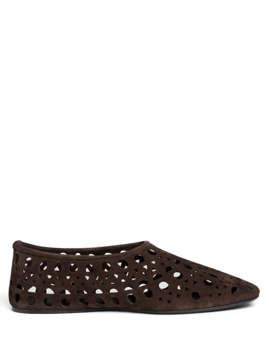 26FW 알라이아 플랫 슈즈 AA3A1039I236 719 BROWN