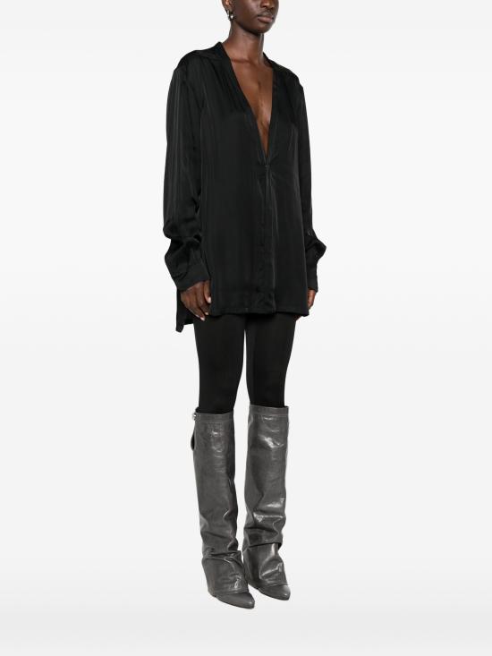 26FW 릭 오웬스 셔츠 RP02F5244 09 BLACK - RICK OWENS