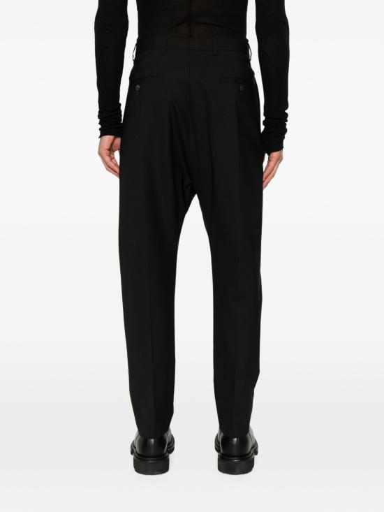 26FW 릭 오웬스 스트레이트 팬츠 RU02F4363 09 BLACK - RICK OWENS