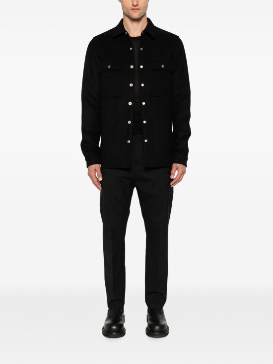 26FW 릭 오웬스 스트레이트 팬츠 RU02F4363 09 BLACK - RICK OWENS