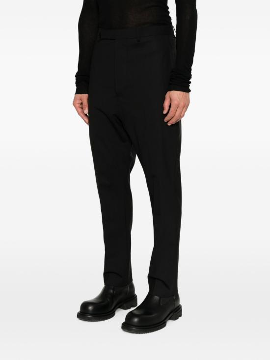 26FW 릭 오웬스 스트레이트 팬츠 RU02F4363 09 BLACK - RICK OWENS