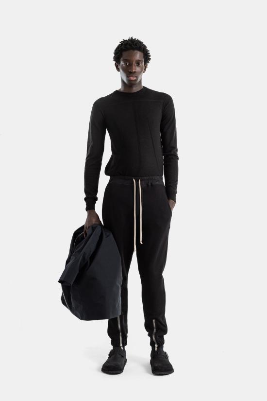 26SS 릭 오웬스 트레이닝/조거 팬츠 RU01F2331 09 BLACK - RICK OWENS