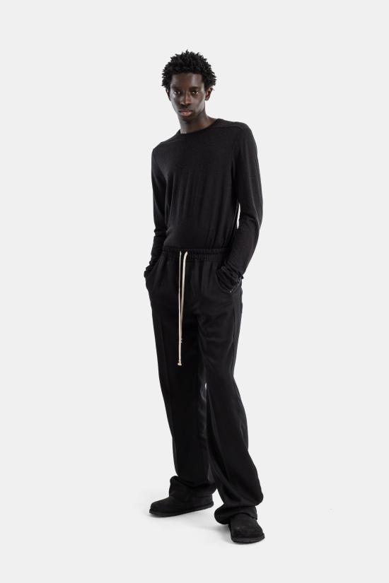 26SS 릭 오웬스 트레이닝/조거 팬츠 RU01F2378 09 BLACK - RICK OWENS