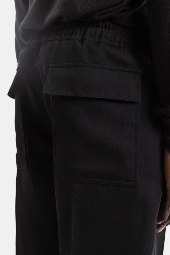 26SS 릭 오웬스 트레이닝/조거 팬츠 RU01F2378 09 BLACK - RICK OWENS