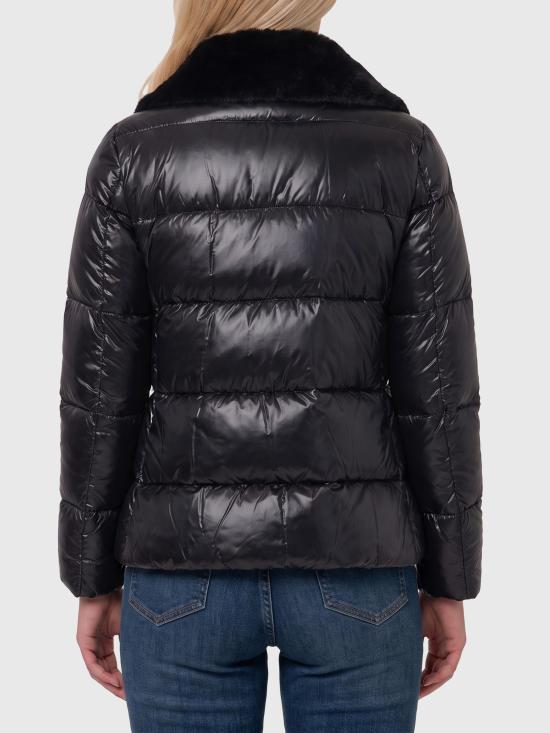 26FW 에르노 울트라라이트 나일론 & 레이디 얼터너티브 퍼 다운 자켓 PI001923D12017Z 9300 BLACK - HERNO
