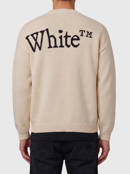 26FW 오프화이트 스웨터 OMHE20QF26KNI00110 CREAM - OFF WHITE