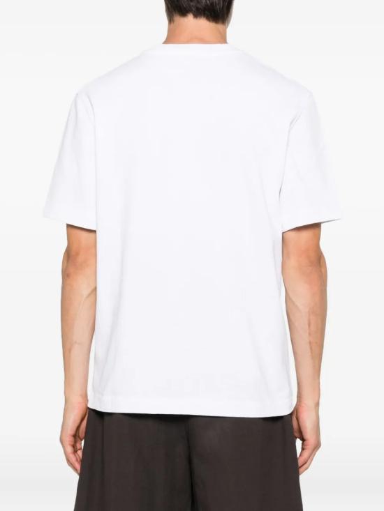 26FW 자크뮈스 그로그랭 로고 티셔츠 TSM00133AJ00226 100 WHITE - JACQUEMUS