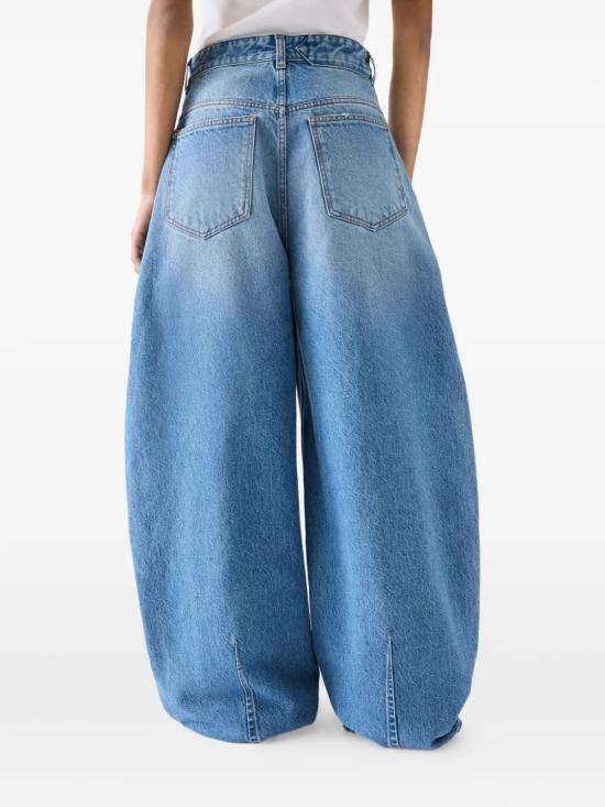 26FW 자크뮈스 더 오발로 드 님 데님 팬츠 PAW00609AD00038 33C BLUE - JACQUEMUS