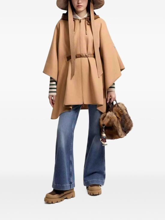 26FW 몽클레어 케이프 L20933G00019599DP 249 BROWN - MONCLER