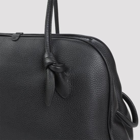 26FW 자크뮈스 투리스모 소프트 볼링백 BAU00427AC03A03 990 BLACK - JACQUEMUS