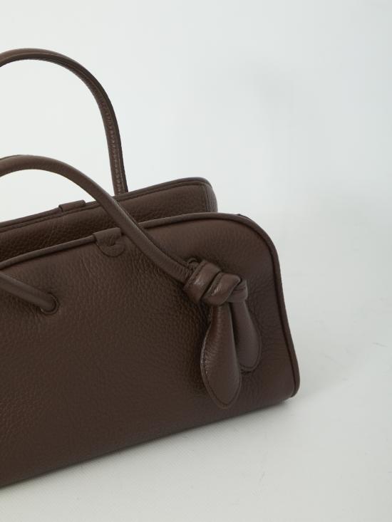 26FW 자크뮈스 TURISMO 투리스모 소프트 스몰 볼링 토트벡 BAW00416AC03A03 880 BROWN - JACQUEMUS