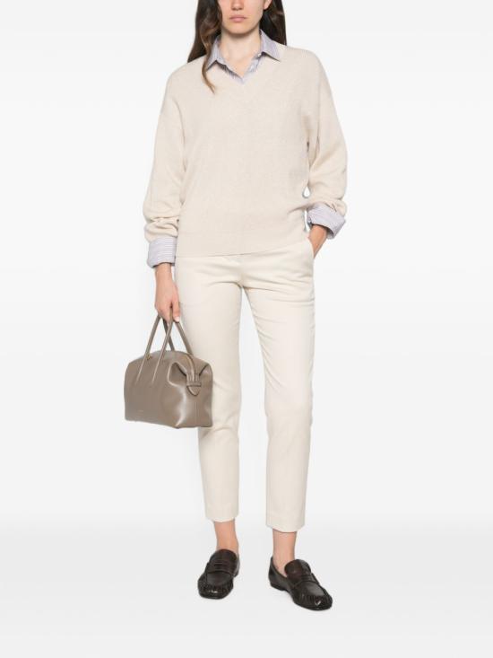 26FW 브루넬로 쿠치넬리 긴팔 티셔츠 M1E224722PCMA71 LIGHT BEIGE - BRUNELLO CUCINELLI